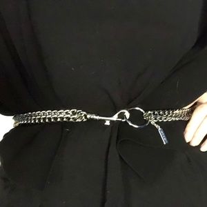 Vintage Dolce & Gabbana silver chain belt